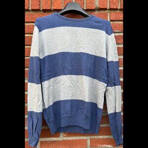 J.Crew Cotton-Cashmere Sweater – Men’s Medium, Navy Blue, Classic Fit